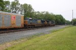 CSX 5409 approaching the grade crossing at Westfield New York